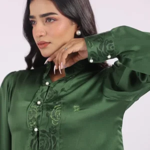 Monochrome green shirt